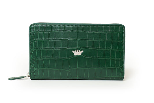 Gentleman’s Crocodylus Porosus Zipper Wallet